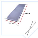 Folding field bed tourist canoe not blue