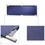 Folding field bed tourist canoe not blue