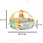 Educational mat for toddlers playpen rattle balls