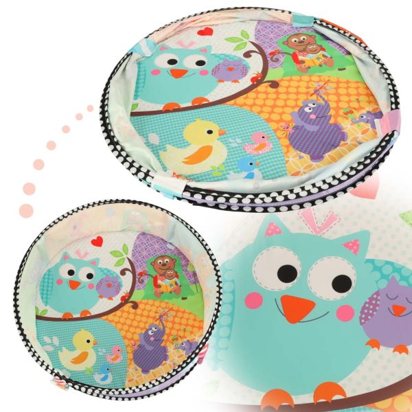 Educational mat for toddlers playpen rattle balls