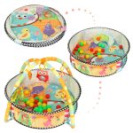 Educational mat for toddlers playpen rattle balls