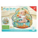 Educational mat for toddlers playpen rattle balls