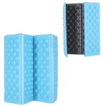 Folding foam mat for tourist seating blue