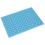 Folding foam mat for tourist seating blue