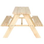Garden set table + 2 benches