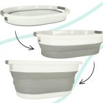 Silicone folding laundry bowl 25L
