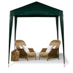 Commercial event pavilion tent 2x2 green