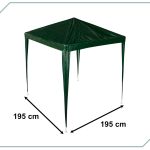 Commercial event pavilion tent 2x2 green