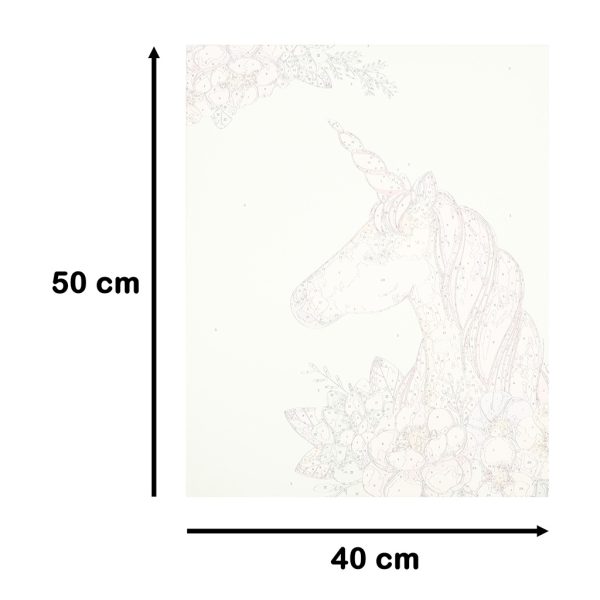 Painting by numbers 40x50cm unicorn