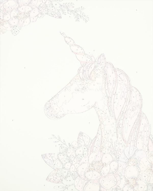 Painting by numbers 40x50cm unicorn