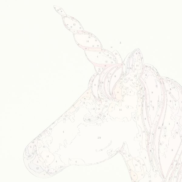 Painting by numbers 40x50cm unicorn