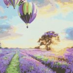 Painting by numbers 50x40cm lavender field