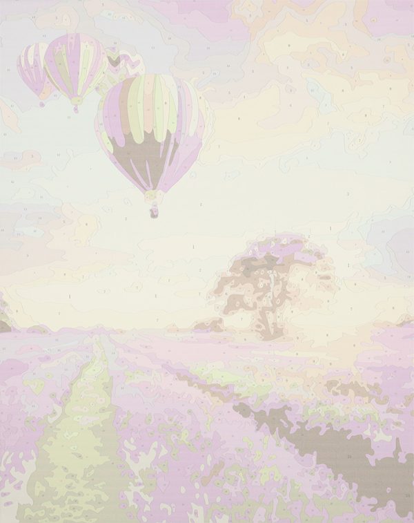 Painting by numbers 50x40cm lavender field