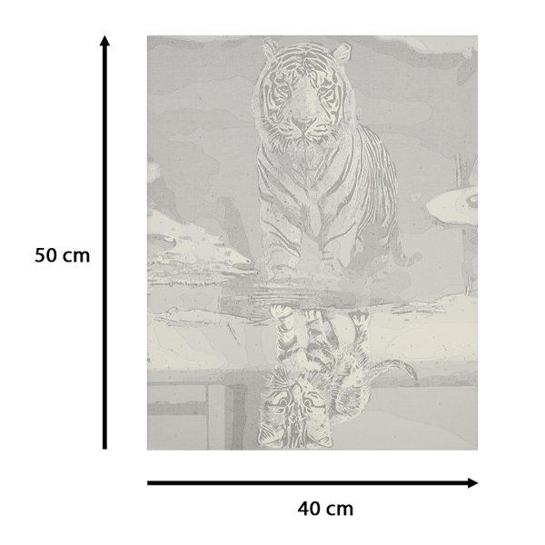 Painting by numbers 40x50cm Cat and tiger