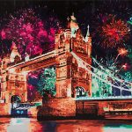 Painting by numbers 40x50cm bridge