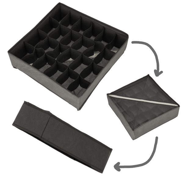 Underwear drawer organiser socks