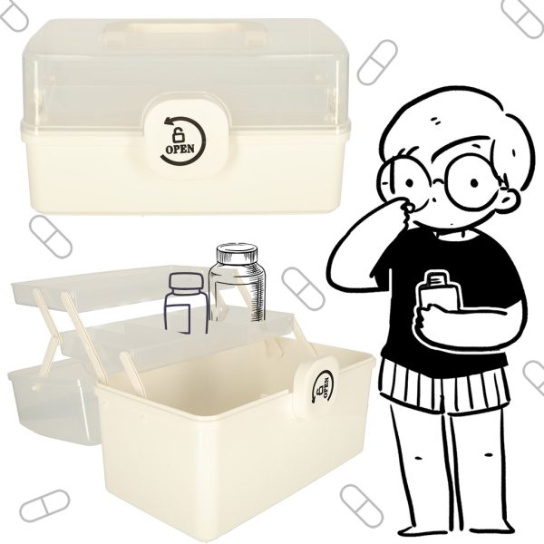 Medicine storage box 29-16-15cm