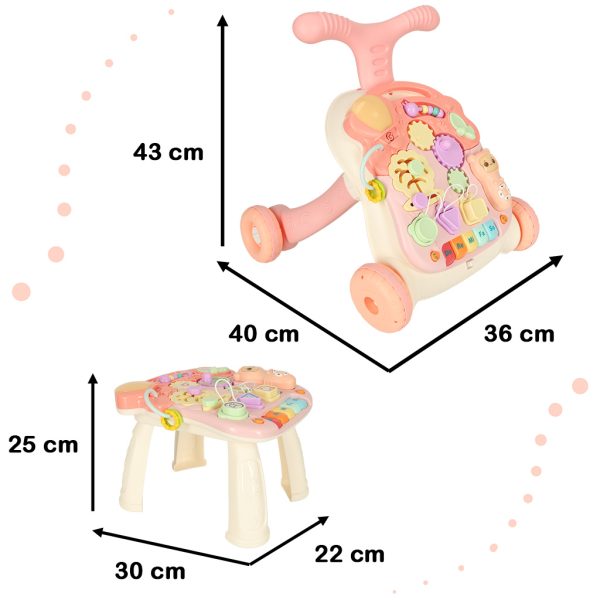 Pushchair interactive learning table 3in1
