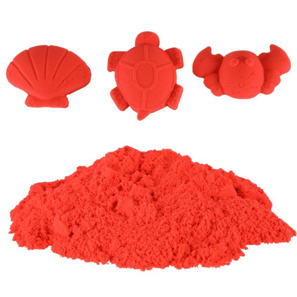 Kinetic sand 1kg in a bag red