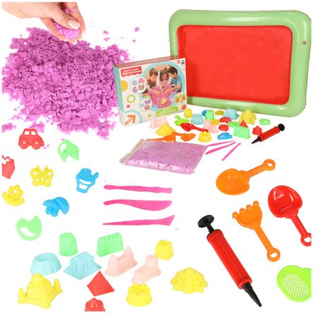 Kinetic sand in a box 1kg sandbox 27pcs