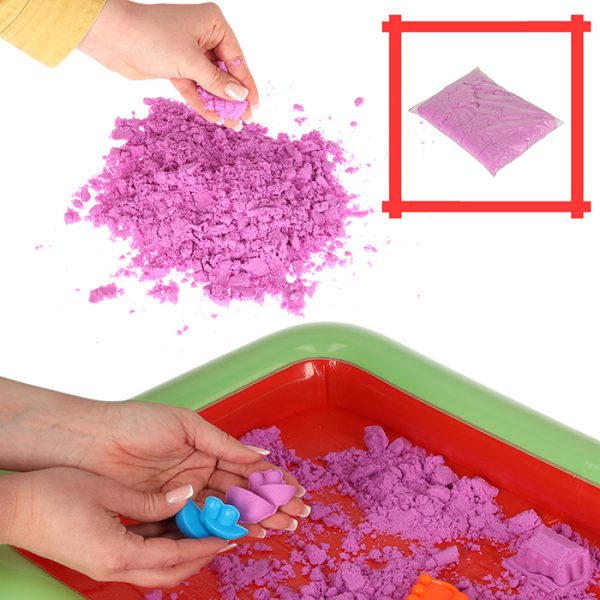 Kinetic sand in a box 1kg sandbox 27pcs