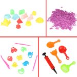 Kinetic sand in a box 1kg sandbox 27pcs