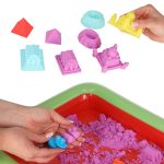 Kinetic sand in a box 1kg sandbox 27pcs