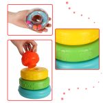 Pyramid tower educational sensory puzzle colourful Montessori