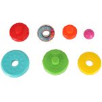 Pyramid tower educational sensory puzzle colourful Montessori