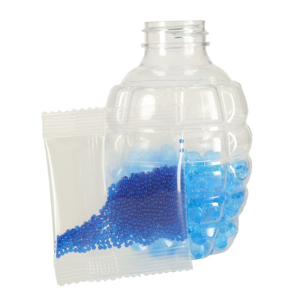 Gel ball gun water rifle battery powered USB + 550pcs glasses. 7-8mm