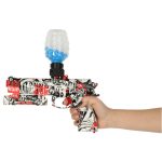 Gel ball gun water rifle battery powered USB + 550pcs glasses. 7-8mm