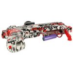 Gel ball gun water rifle battery powered USB + 550pcs glasses. 7-8mm