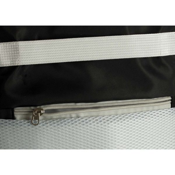 Travel backpack for aeroplane waterproof USB cable 45x16x28cm black