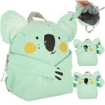 Kindergarten koala school backpack green