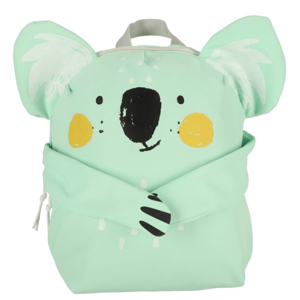 Kindergarten koala school backpack green