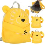 Kindergarten school backpack lion yellow