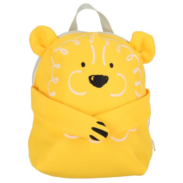 Kindergarten school backpack lion yellow