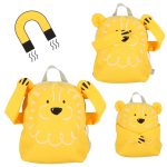 Kindergarten school backpack lion yellow