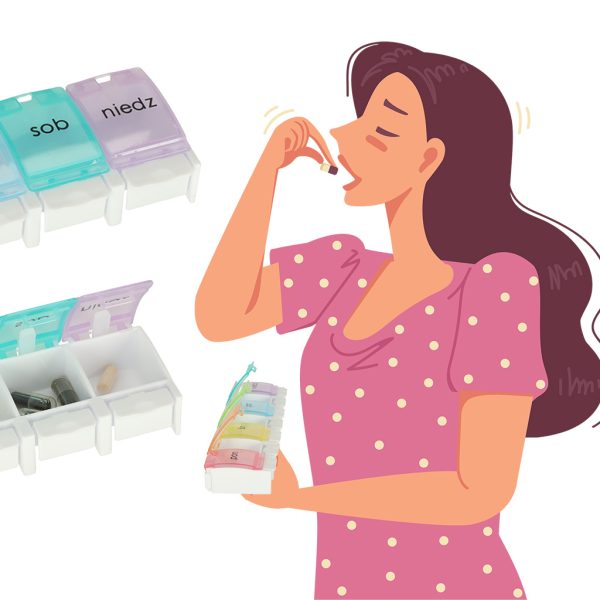 Weekly pill organiser container 7 days EN