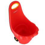 Multi-purpose container on wheels trolley for kids red