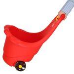 Multi-purpose container on wheels trolley for kids red