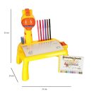 Projector drawing table giraffe yellow