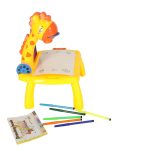 Projector drawing table giraffe yellow