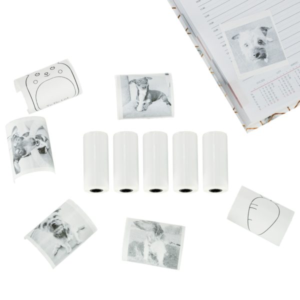 Self-adhesive paper rolls for mini thermal printer