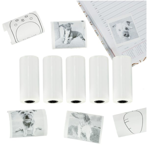 Self-adhesive paper rolls for mini thermal printer