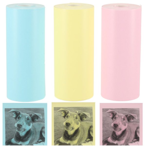 Colorful paper rolls for mini thermal printer