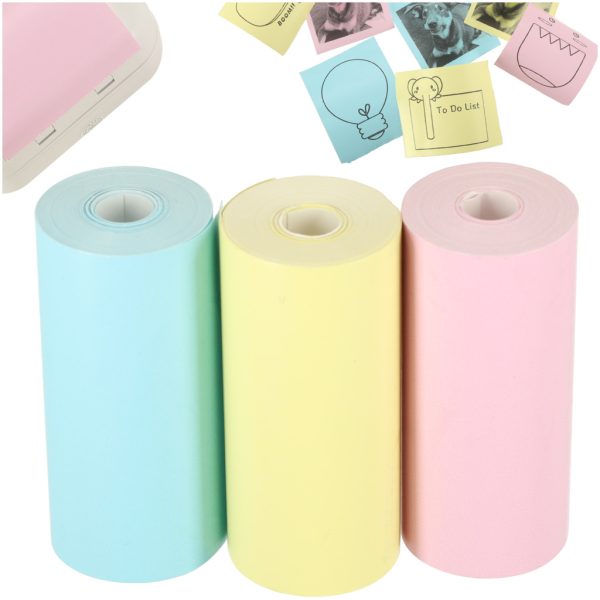 Colorful paper rolls for mini thermal printer