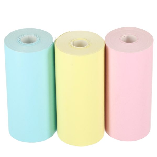 Colorful paper rolls for mini thermal printer