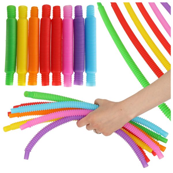 Tubes sensory tubes stretchable educational montessori tubes 8 pieces