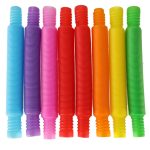 Tubes sensory tubes stretchable educational montessori tubes 8 pieces